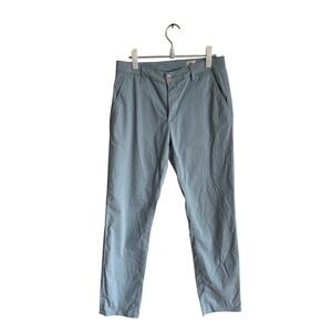 AG Adriano Goldschmied Caden Tailored Trouser Light Blue Chino‎ Mens 30 Prep